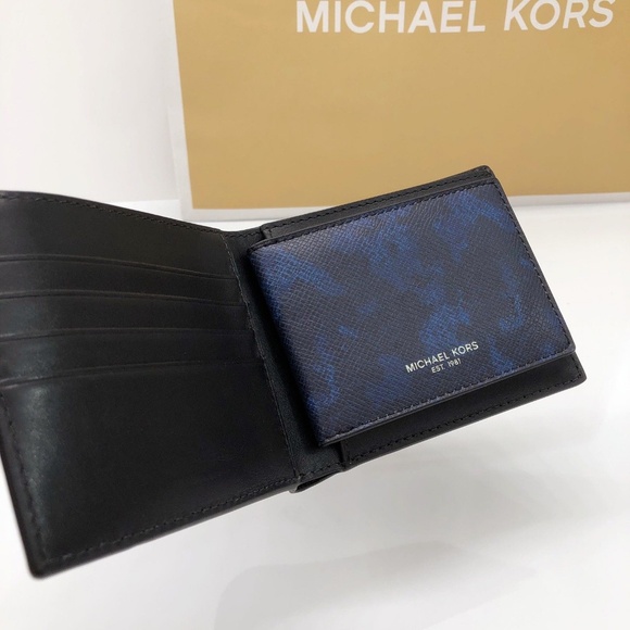 NIB MICHAEL KORS Mens Kent 3 in 1 Billfold Wallet - Picture 4 of 8